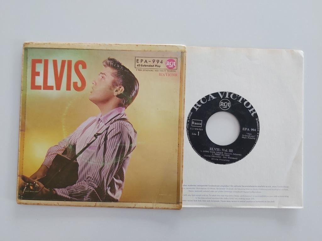 Elvis Presley  - Long tall Sally, 1 single, Enlèvement ou Envoi, Utilisé, Rock et Metal