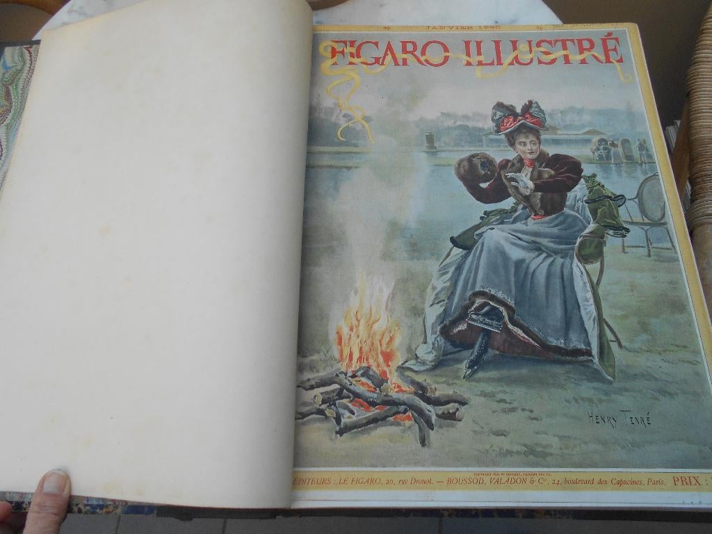 magazines "Le figaro illustré " 1895 relié en un gros livre, Boeken, Tijdschriften en Kranten, Ophalen of Verzenden, Gelezen, Overige typen