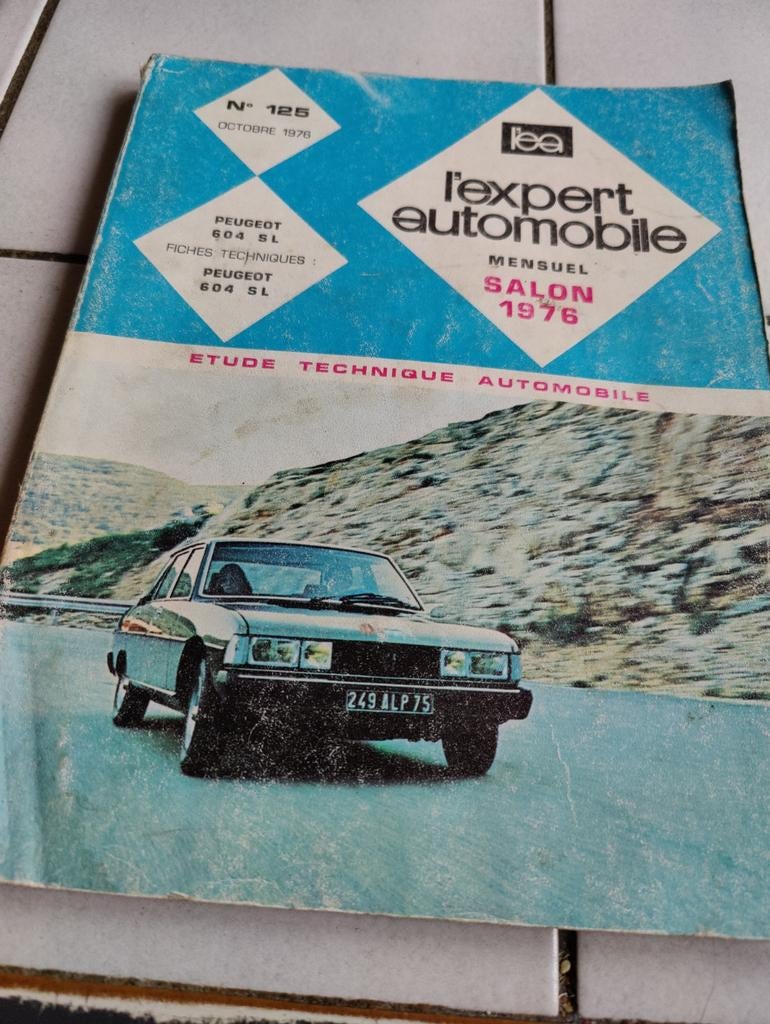 PEUGEOT 604 L'expert automobille, Ophalen of Verzenden