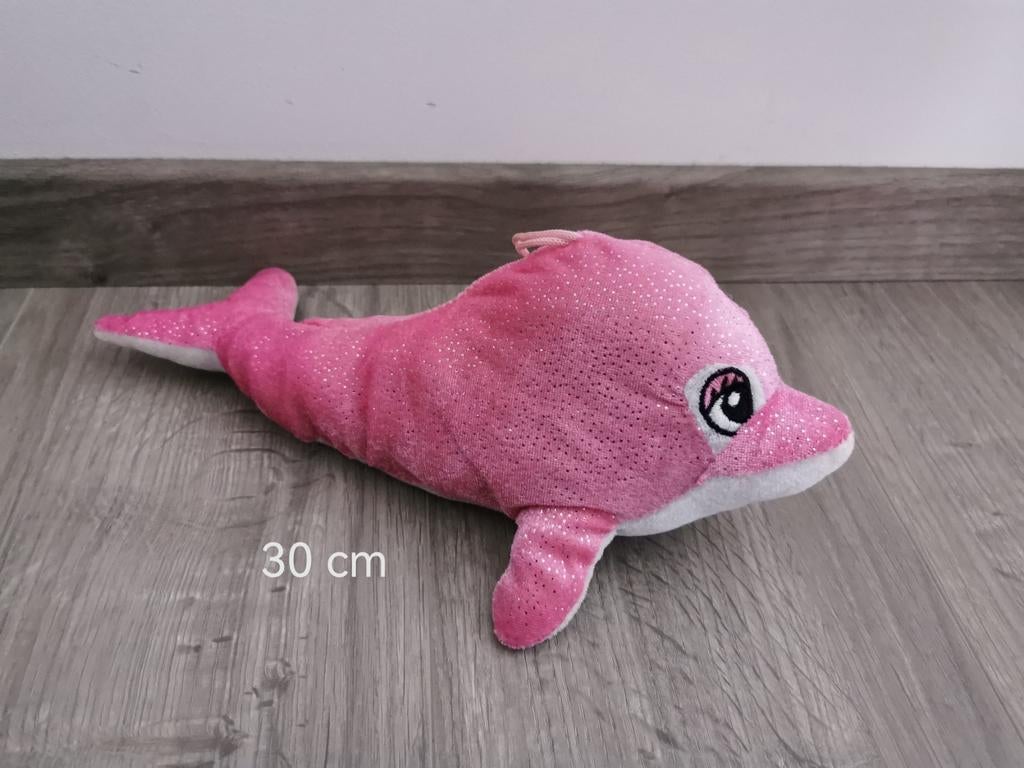 Knuffel dolfijn 30cm, Ophalen of Verzenden, Gebruikt, Overige typen