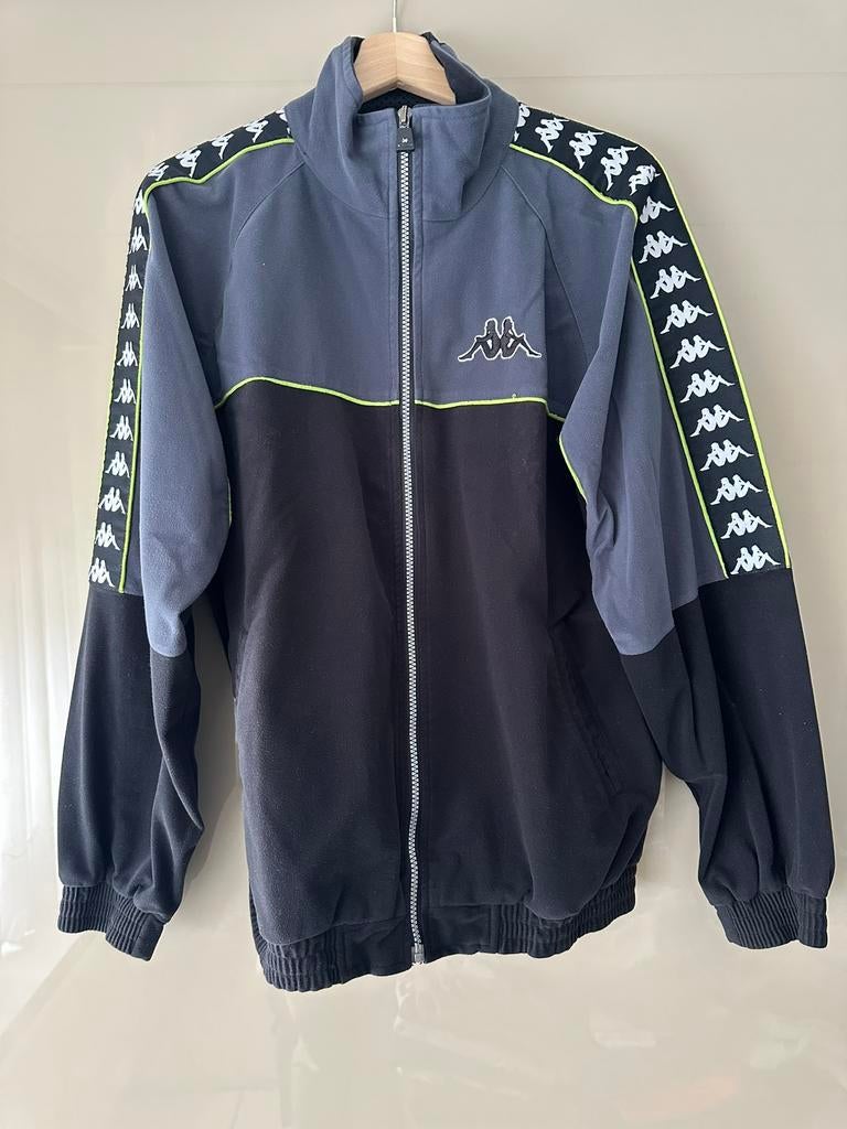 Exclusieve retro trainingjas Kappa in perfecte staat, Kappa, Maat 48/50 (M), Zwart, Ophalen of Verzenden
