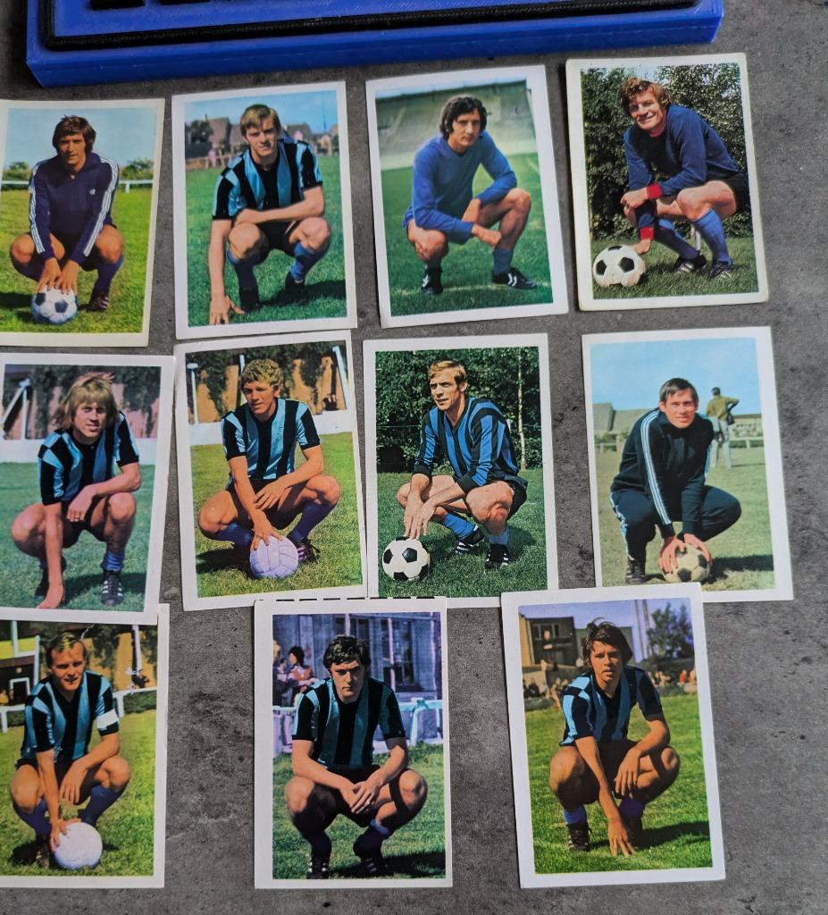 Voetbal CLUB BRUGGE prenten anno 1972/73 11x prenten, Verzenden