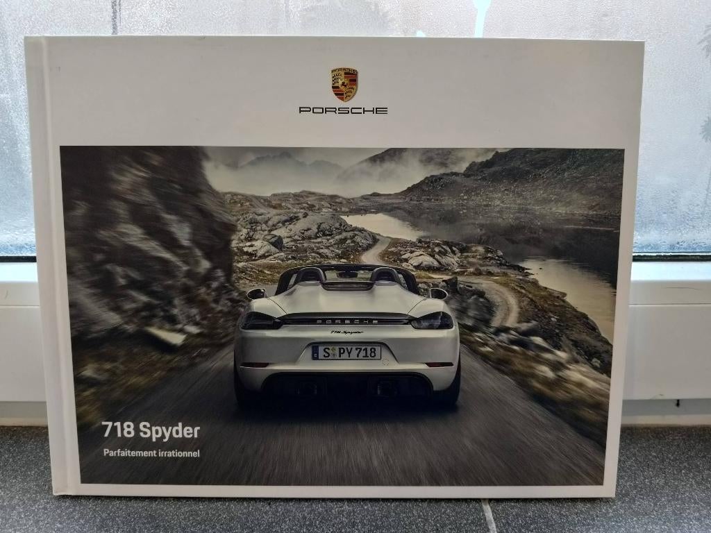 Livre brochure catalogue Porsche Boxster 718 spyder, Ophalen of Verzenden, Nieuw, Porsche