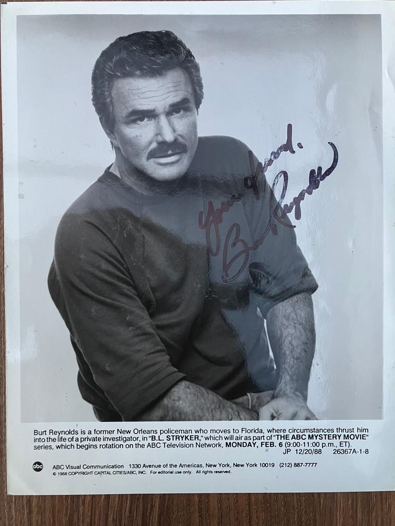 Handtekening Burt Reynolds, Ophalen of Verzenden