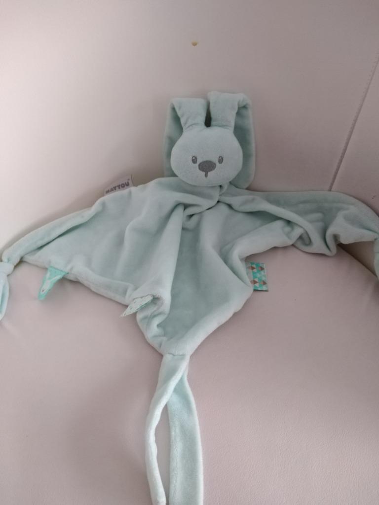 knuffeldoekje nattou  konijn (doos doekjes aug 2024), Ophalen of Verzenden, Nieuw, Konijn