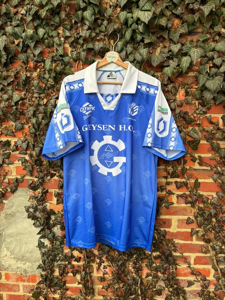 Maillot de football jaune Fraternisation taille L vintage, Taille L, Enlèvement ou Envoi, Comme neuf, Maillot