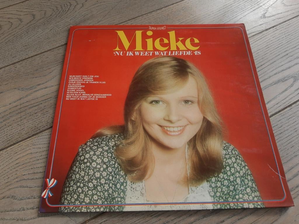 Lp : Mieke - Nu ik weet wat liefde is, Cd's en Dvd's, Vinyl | Nederlandstalig, Ophalen of Verzenden, Zo goed als nieuw