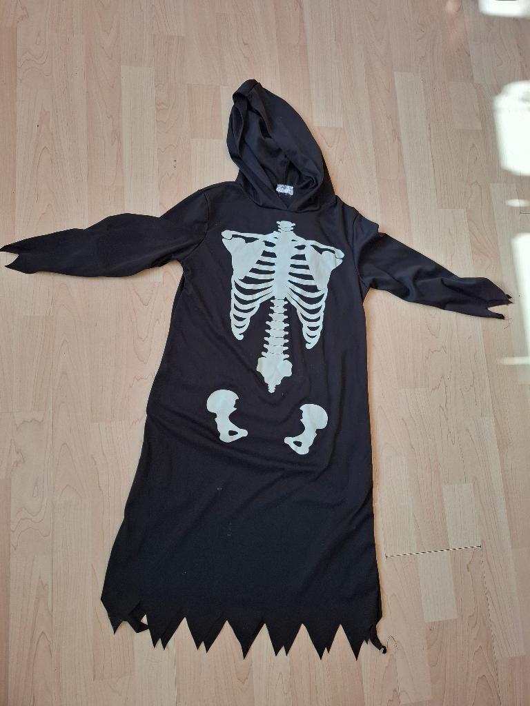 Déguisement squelette taille 4-6 ans, Ophalen, Gebruikt