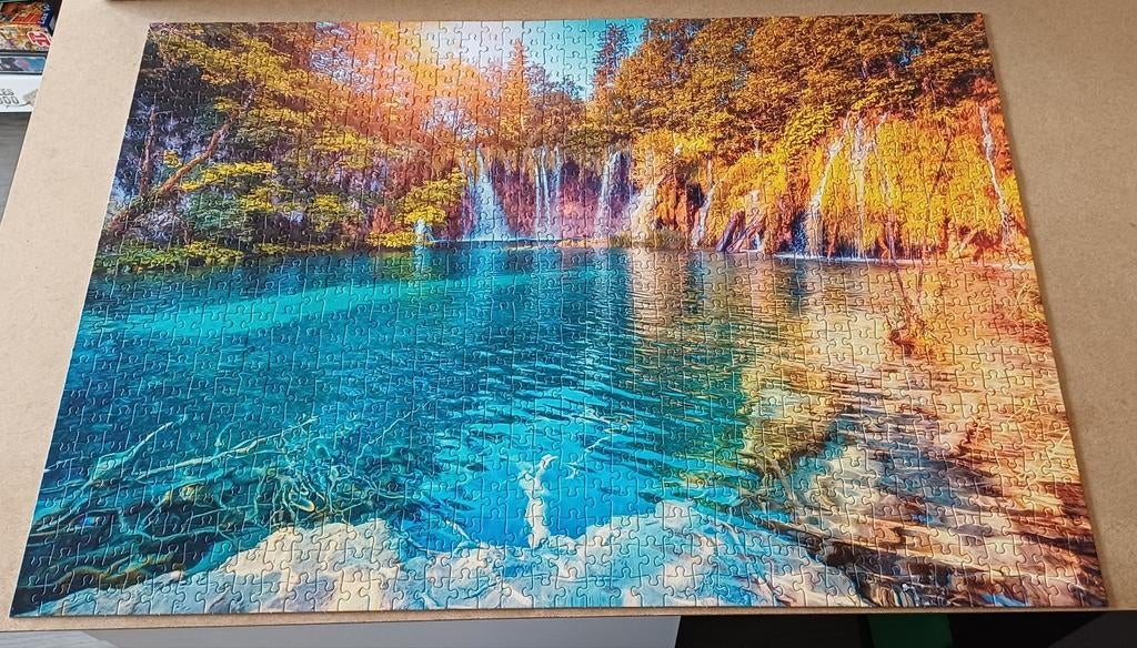 15)  Puzzle King 1000pièces complet, Ophalen, 500 t/m 1500 stukjes, Zo goed als nieuw, Legpuzzel