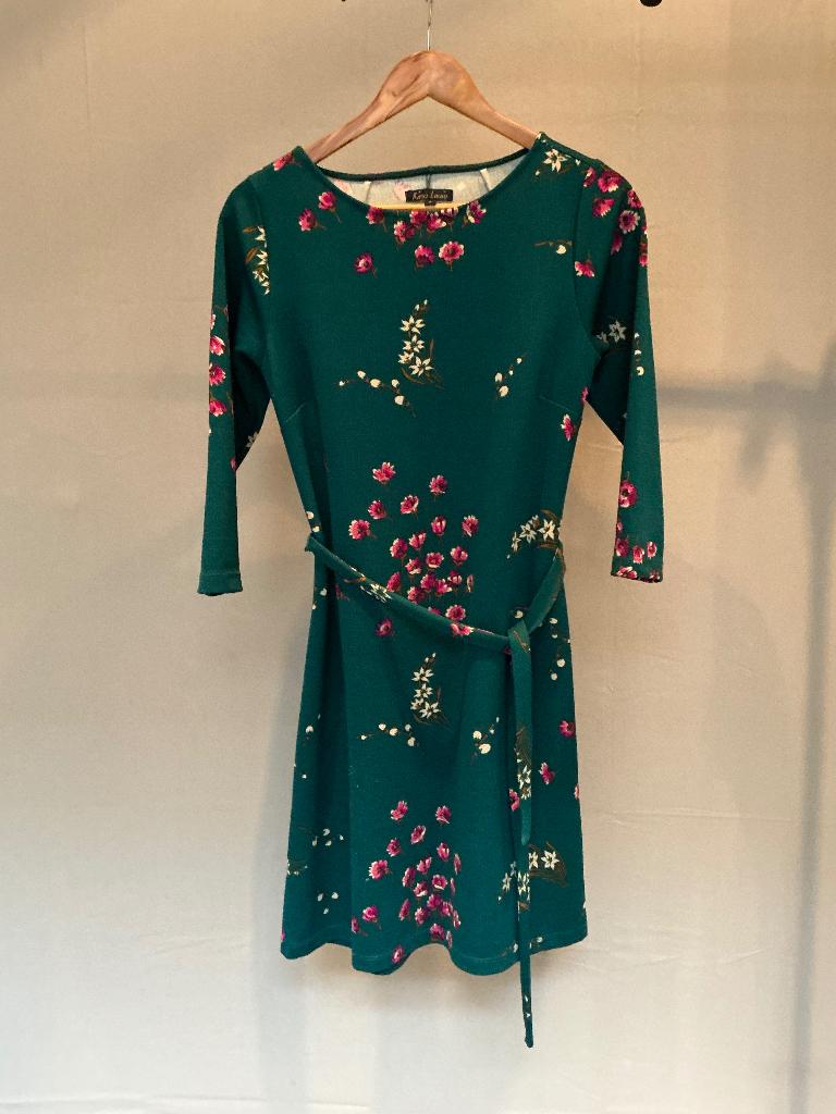bloemetjesjurk KING LOUIE - S, Kleding | Dames, Blauw, Ophalen of Verzenden, King Louie, Maat 36 (S)