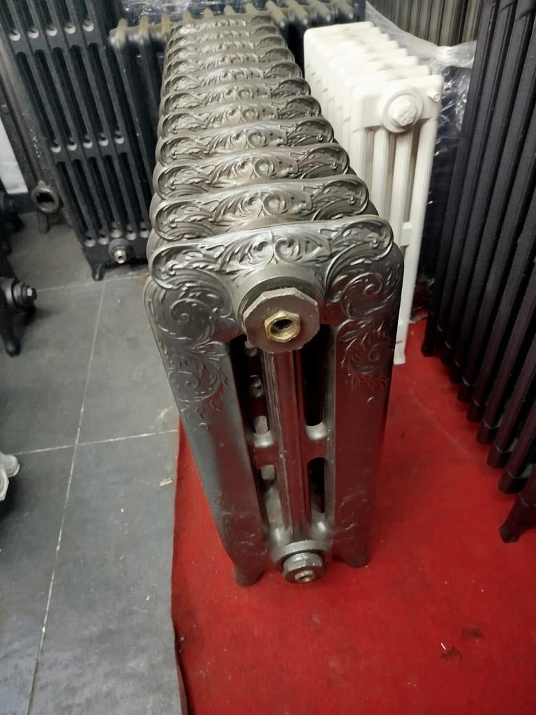 Gietijzeren radiatoren met motief, Enlèvement, Utilisé, Radiateur