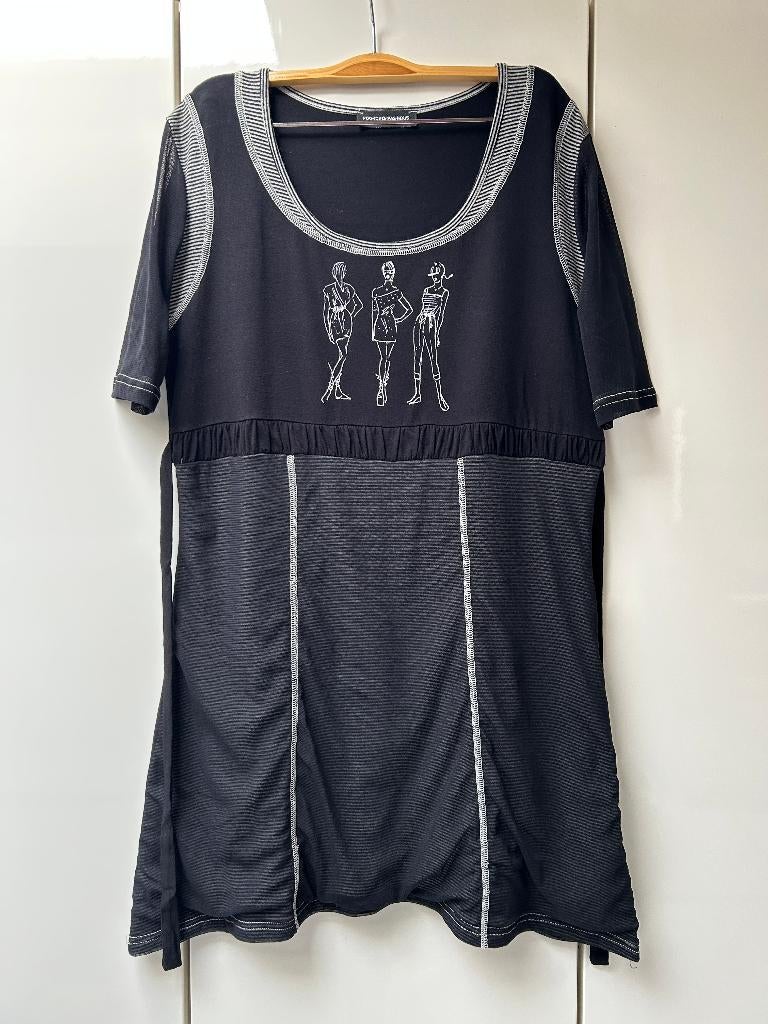 Pourquoi Pas Nous zwarte jurk - maat 5, Kleding | Dames, Zwart, Maat 46/48 (XL) of groter, Ophalen of Verzenden, Zo goed als nieuw
