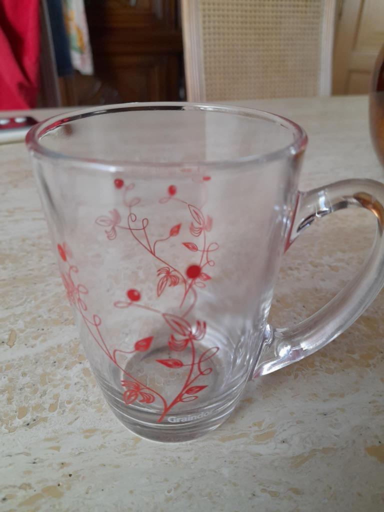 Glazen koffietas 'Graindor', Neuf, Verre ou Verres, Enlèvement ou Envoi, Verre