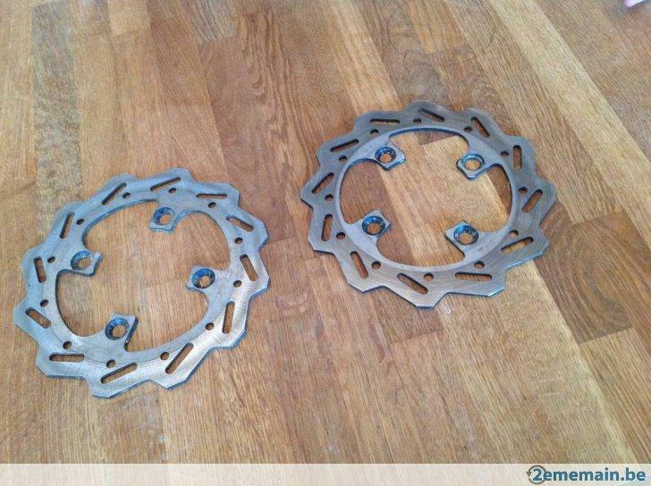 Paire de disques de frein dirtbike CRZ, Enlèvement, Utilisé