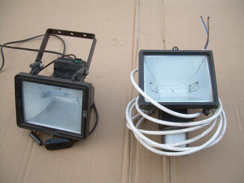 2 verstralers hollogeen, Doe-het-zelf en Bouw, Ophalen, Gebruikt