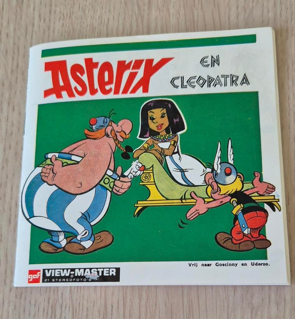 Asterix en Cleopatra View Master schijfjes 3 stuks van 1969, Ophalen, Gebruikt