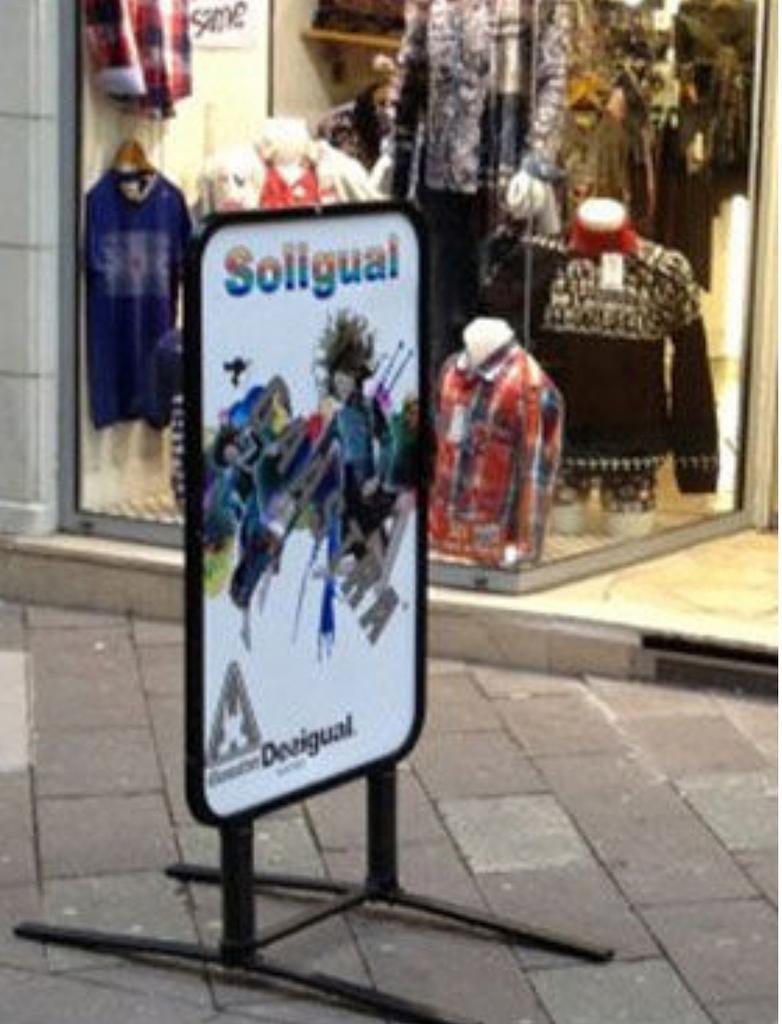 Reclamebord, Ophalen, Gebruikt, Reclamebord