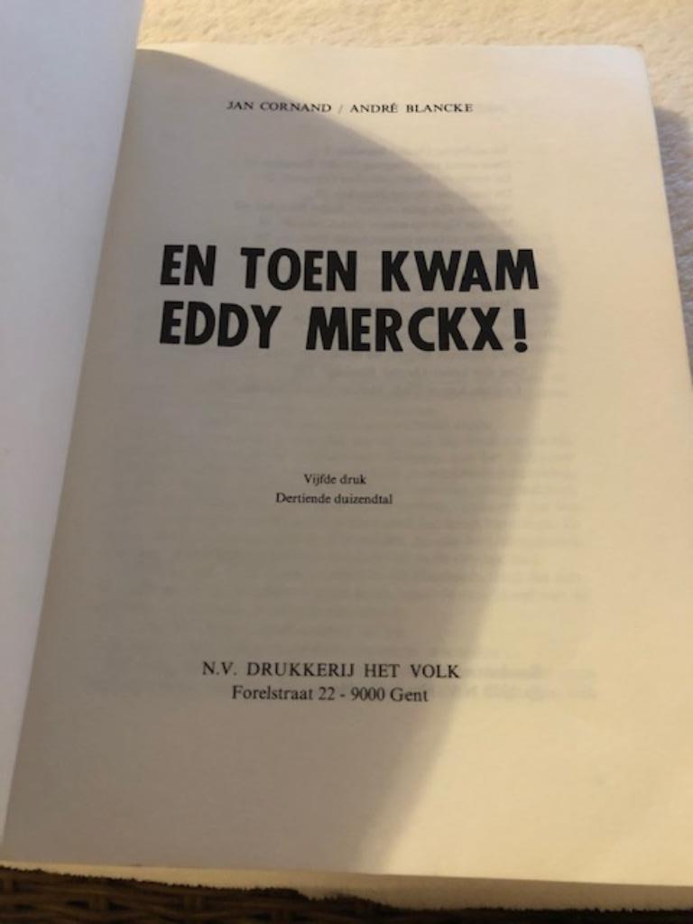 En toen kwam Eddy Merckx! - Jan Cornard, Andre Blancke, Enlèvement ou Envoi, Course à pied et Cyclisme, Utilisé, Jan Cornard
