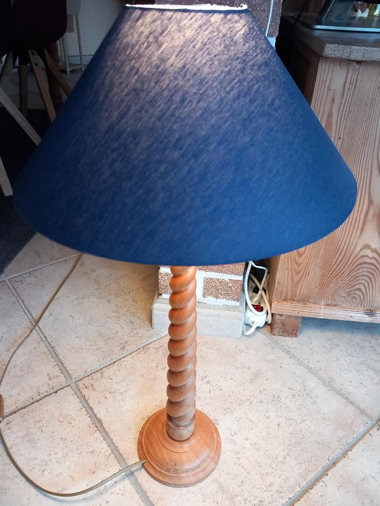 schemerlamp, Ophalen, Zo goed als nieuw, Hout, 50 tot 75 cm