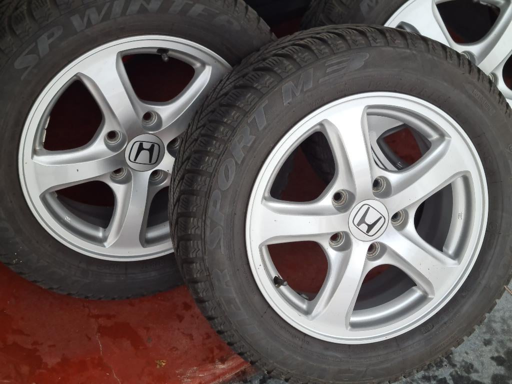 winterbanden 195/60R15, Ophalen, Gebruikt, 15 inch, Banden en Velgen