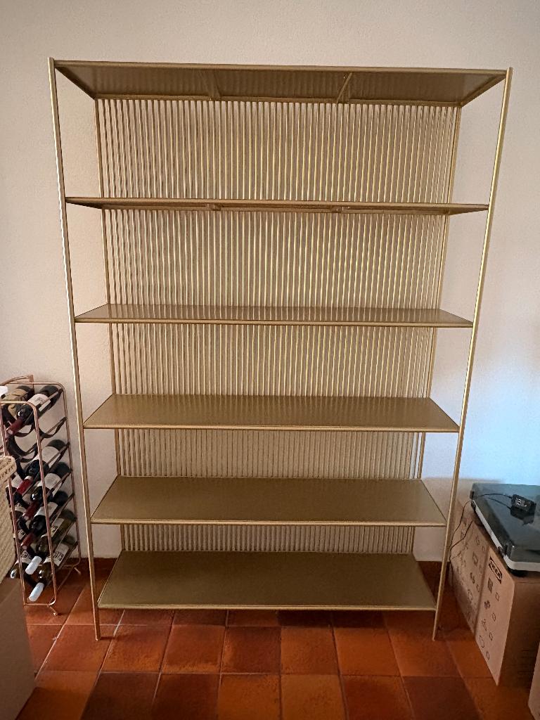 Mooi gouden rek Maison du monde, Huis en Inrichting, Ophalen of Verzenden, Zo goed als nieuw, 150 tot 200 cm, 150 tot 200 cm