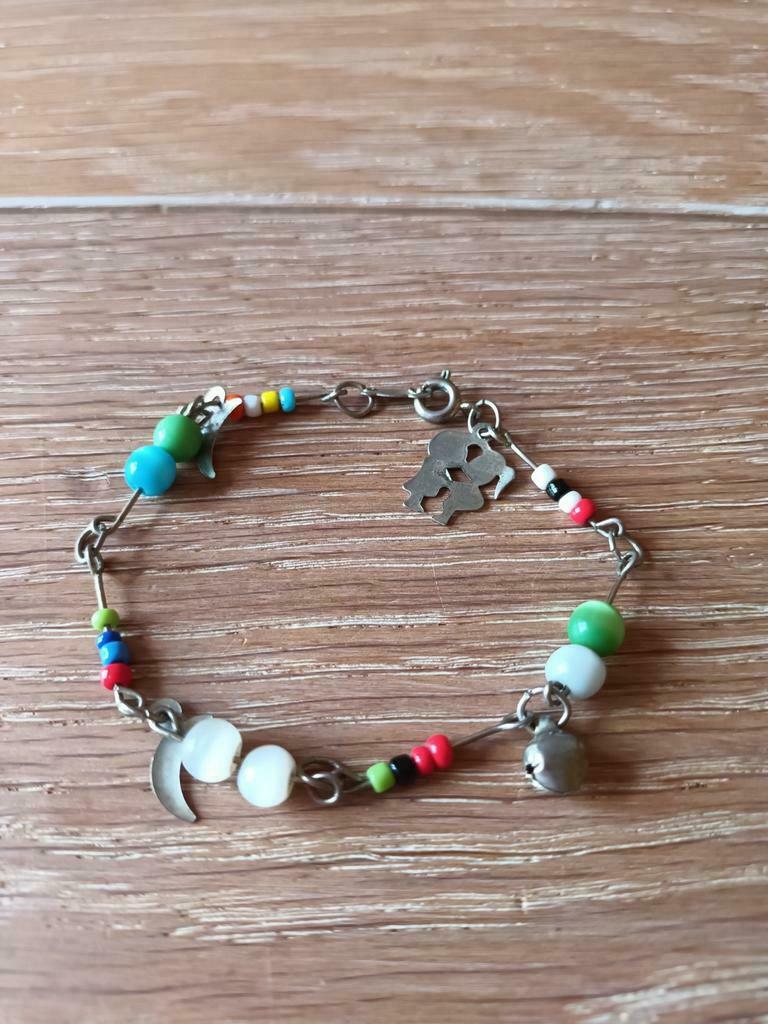 Bracelet fantaisie multicolore, Enlèvement ou Envoi, Autres couleurs, Avec bracelets à breloques ou perles, Comme neuf
