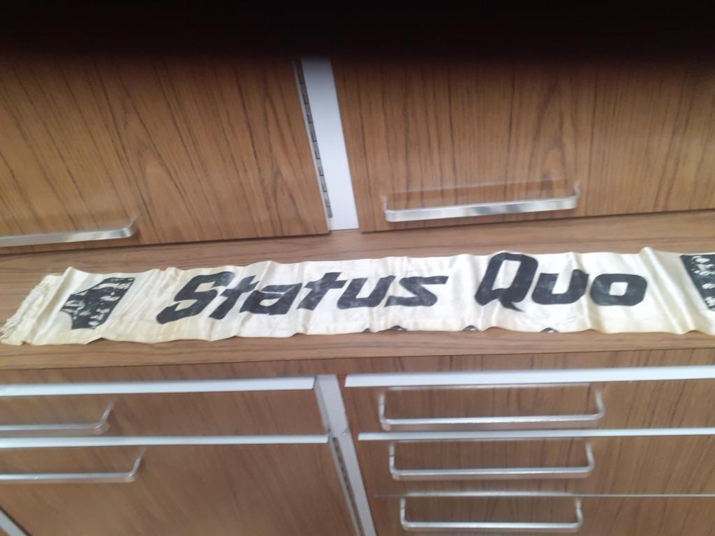 Status Quo zijden sjaal Frantic Four, Verzamelen, Ophalen of Verzenden