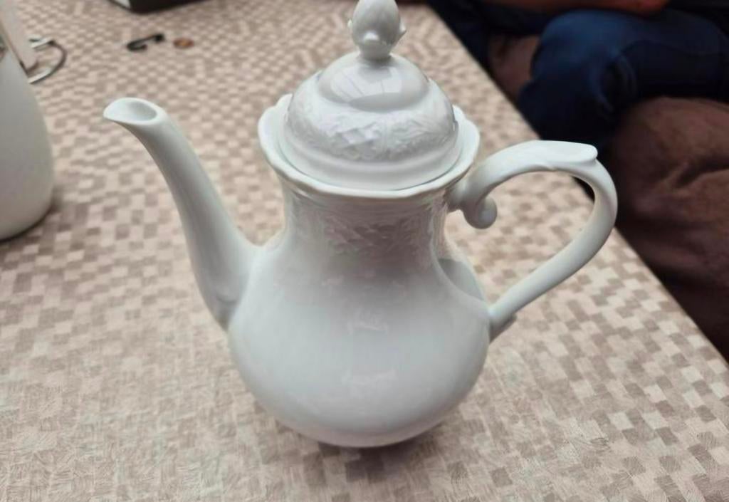 Arzberg Schumann Germany fijne porceleinen koffiepot gemerkt, Antiek en Kunst, Antiek | Servies compleet, Ophalen of Verzenden