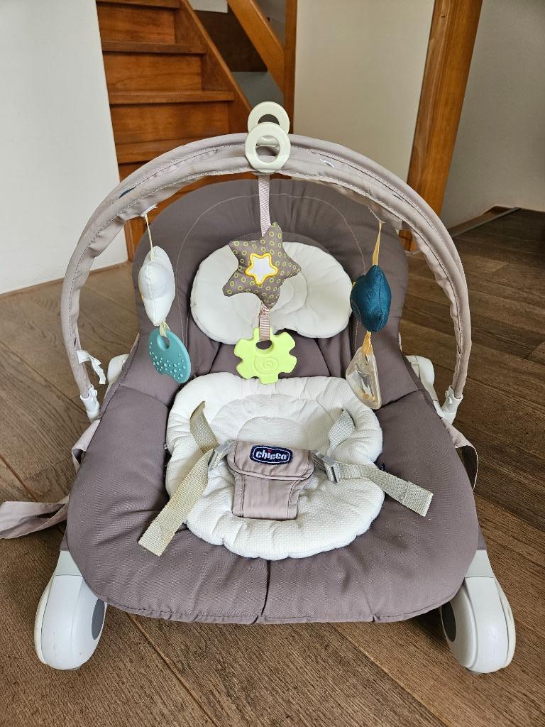 Chicco Hoopla relax/wipstoeltje, Enfants & Bébés, Relax bébé, Comme neuf, Avec ceinture(s), Chaise rebondissante, Enlèvement