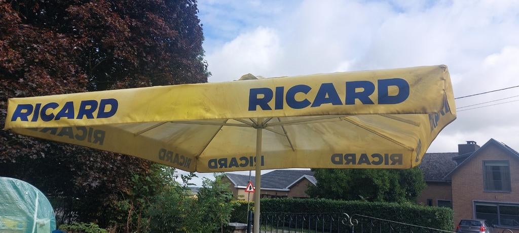 Ricard parasol 3,2 m bij 3,2 m, Verzamelen, Merken en Reclamevoorwerpen, Ophalen