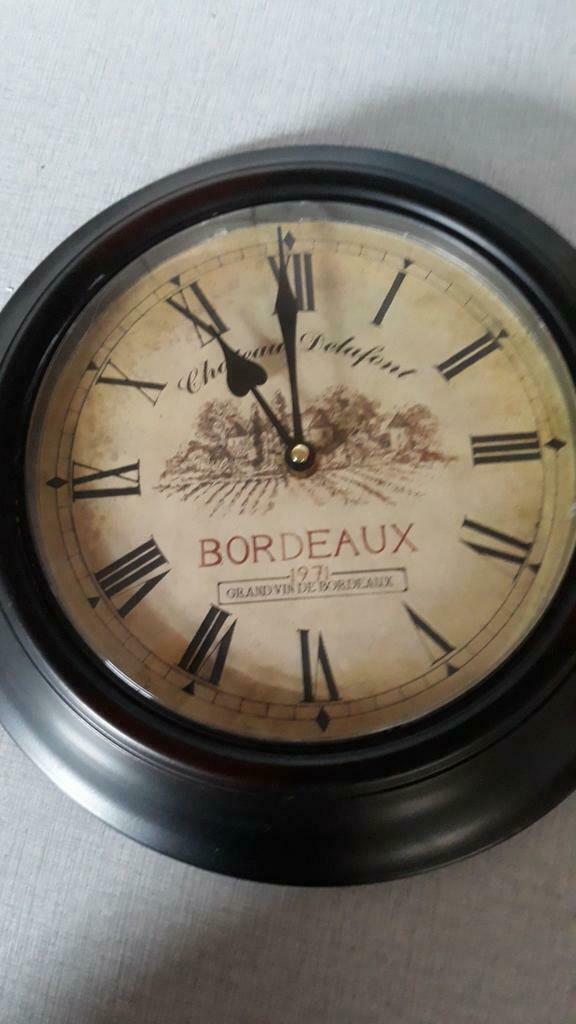 Horloge - Logo Bordeaux, Maison & Meubles, Envoi, Comme neuf