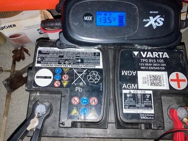 VARTA AGM 68Ah batterij, Auto-onderdelen, Accu's en Toebehoren, Ophalen, Gebruikt