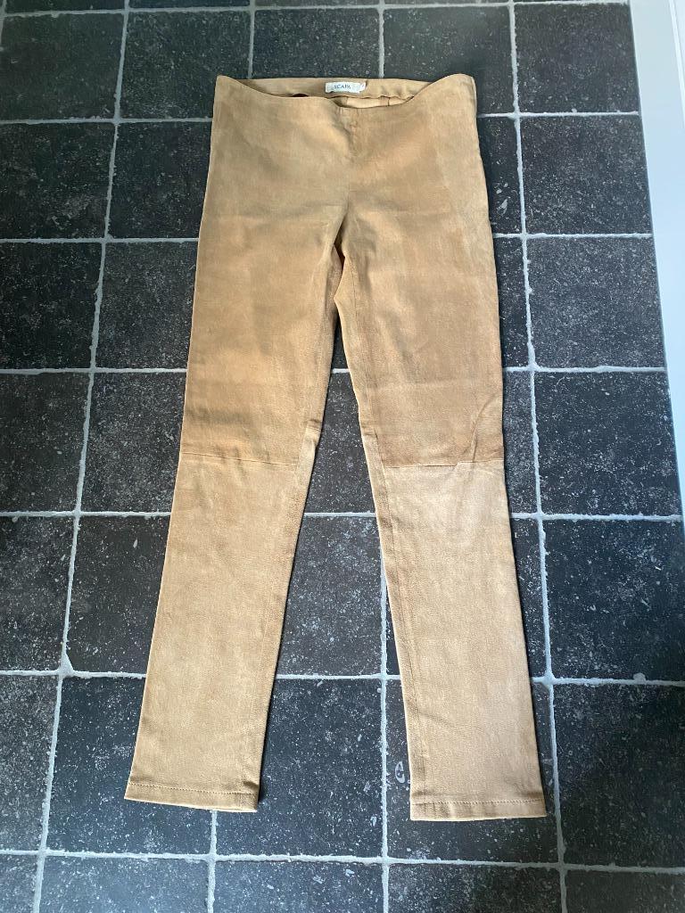 Pantalon en daim camel SCAPA - 38 - état neuf, Vêtements | Femmes, Taille 38/40 (M), Scapa, Enlèvement ou Envoi, Beige