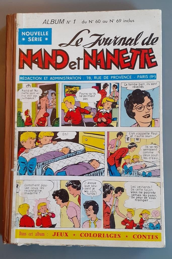 §  reliure  10 bimensuels  journal de nano et nanette (75 ), Boeken, Ophalen of Verzenden, Gelezen