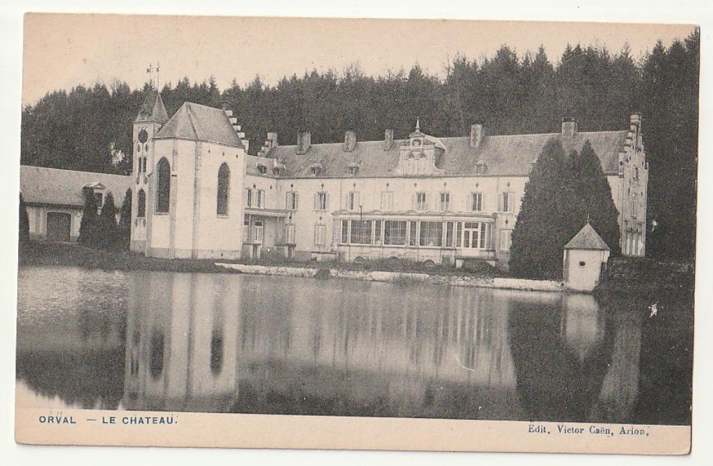Orval Le Château, Collections, Cartes postales | Belgique, Envoi, Non affranchie, Luxembourg