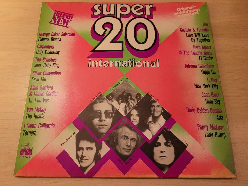 Disque vinyl 33 tours Various – Super 20 International, Enlèvement ou Envoi, Comme neuf, Pop