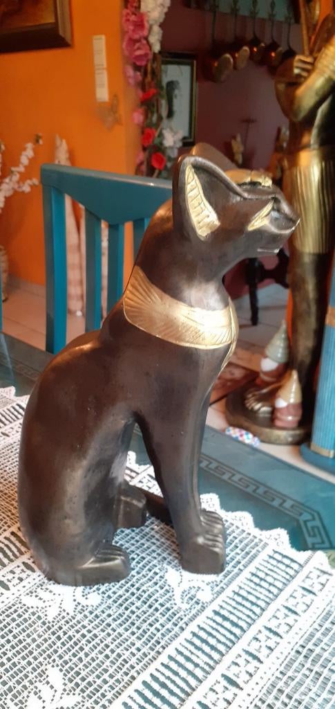 Deco chat egyptien, Antiquités & Art, Enlèvement