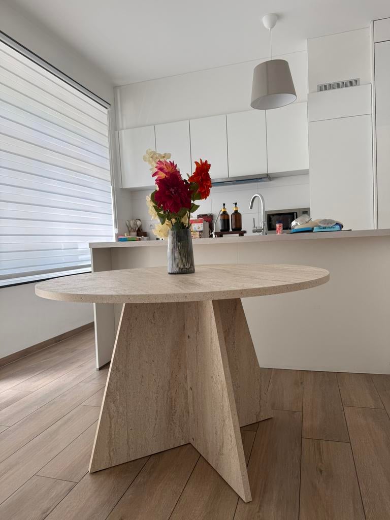 Eettafel, Maison & Meubles, Neuf, Quatre personnes, Rond, Enlèvement