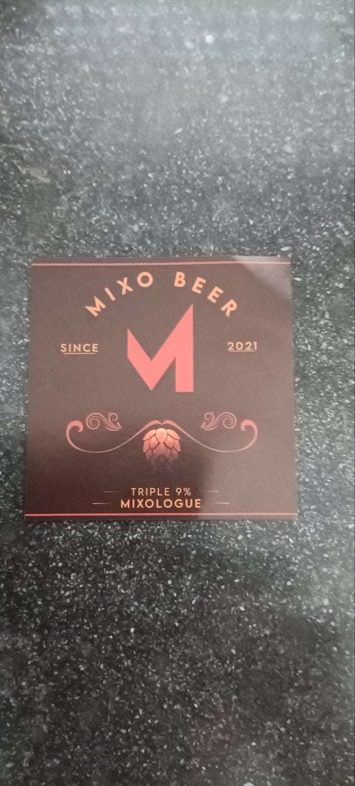 Bieretiket mixo beer triple br Millevertus BREUVANNE, Verzamelen, Ophalen of Verzenden