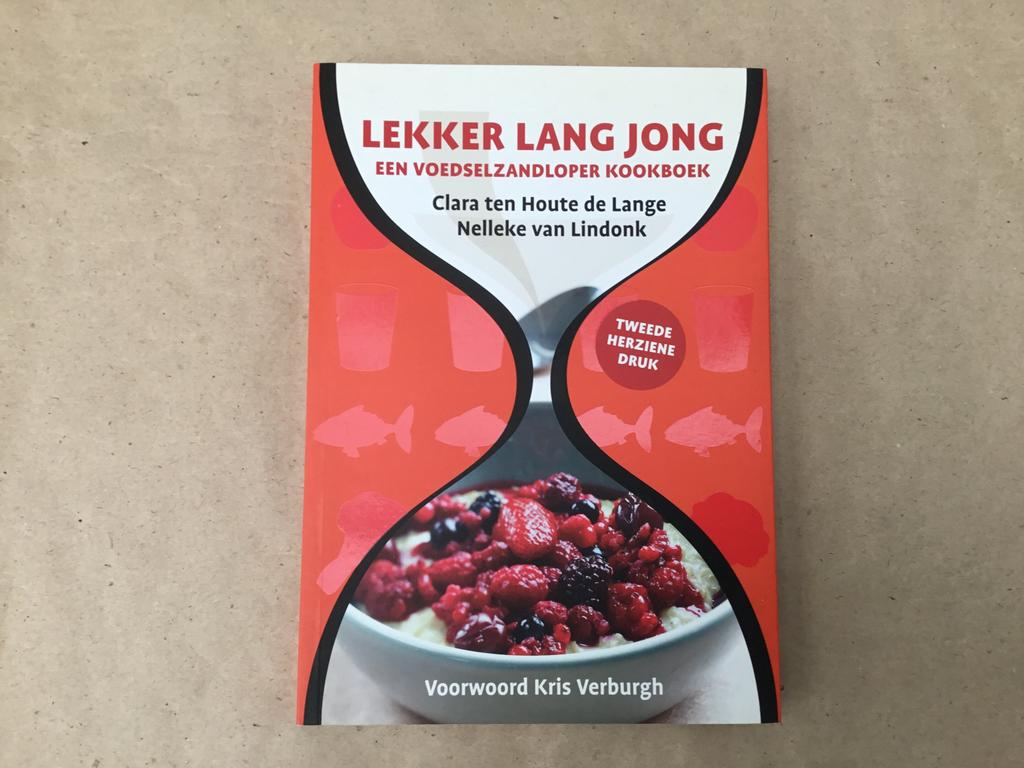 Boek Lekker lang jong een voedselzandloper kookboek, Boeken, Gezondheid, Dieet en Voeding, Zo goed als nieuw, Dieet en Voeding