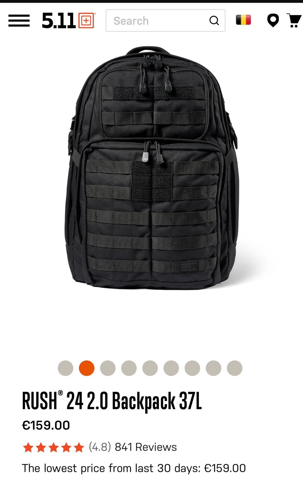Sac 5.11 RUSH 24 2.0 Backpack 37L, Enlèvement ou Envoi, Comme neuf