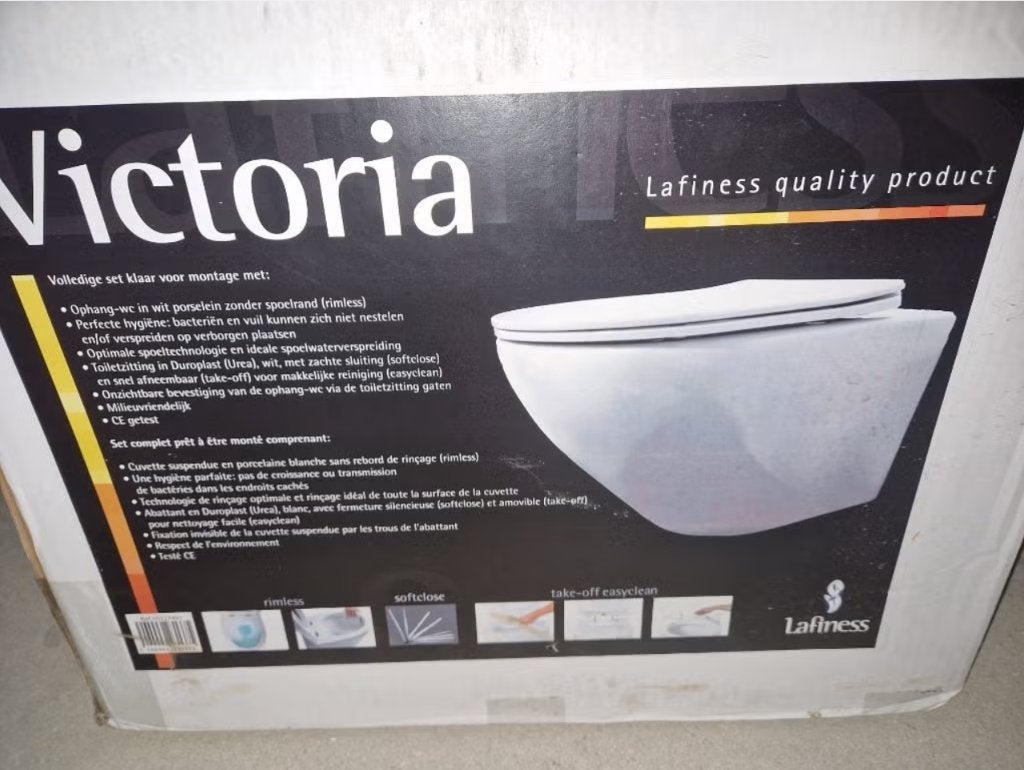 WC suspendu, Enlèvement, Neuf, Toilettes