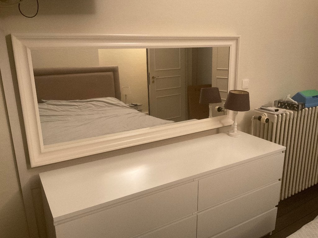Spiegel, Huis en Inrichting, Ophalen, 125 cm of meer, Zo goed als nieuw, Minder dan 100 cm
