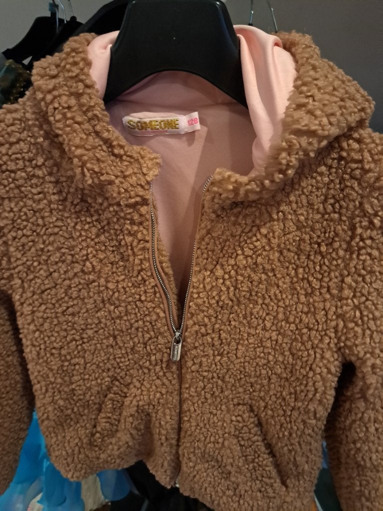 Teddy jas meisjes merk Someone nieuw maat 128, Kinderen en Baby's, Meisje, Nieuw, Ophalen of Verzenden, Someone
