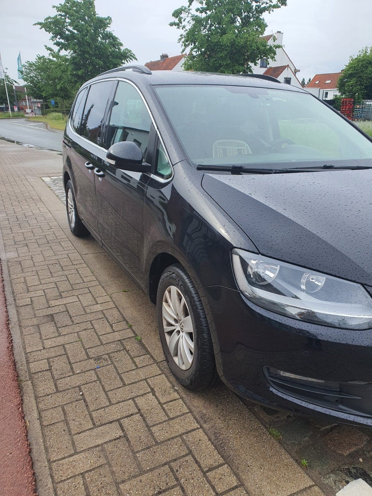 Volkswagen sharan 7 plaatsen 2.0CR TDi Highline BlueMotion 7, Auto's, Voorwielaandrijving, Euro 5, Monovolume, Adaptive Cruise Control