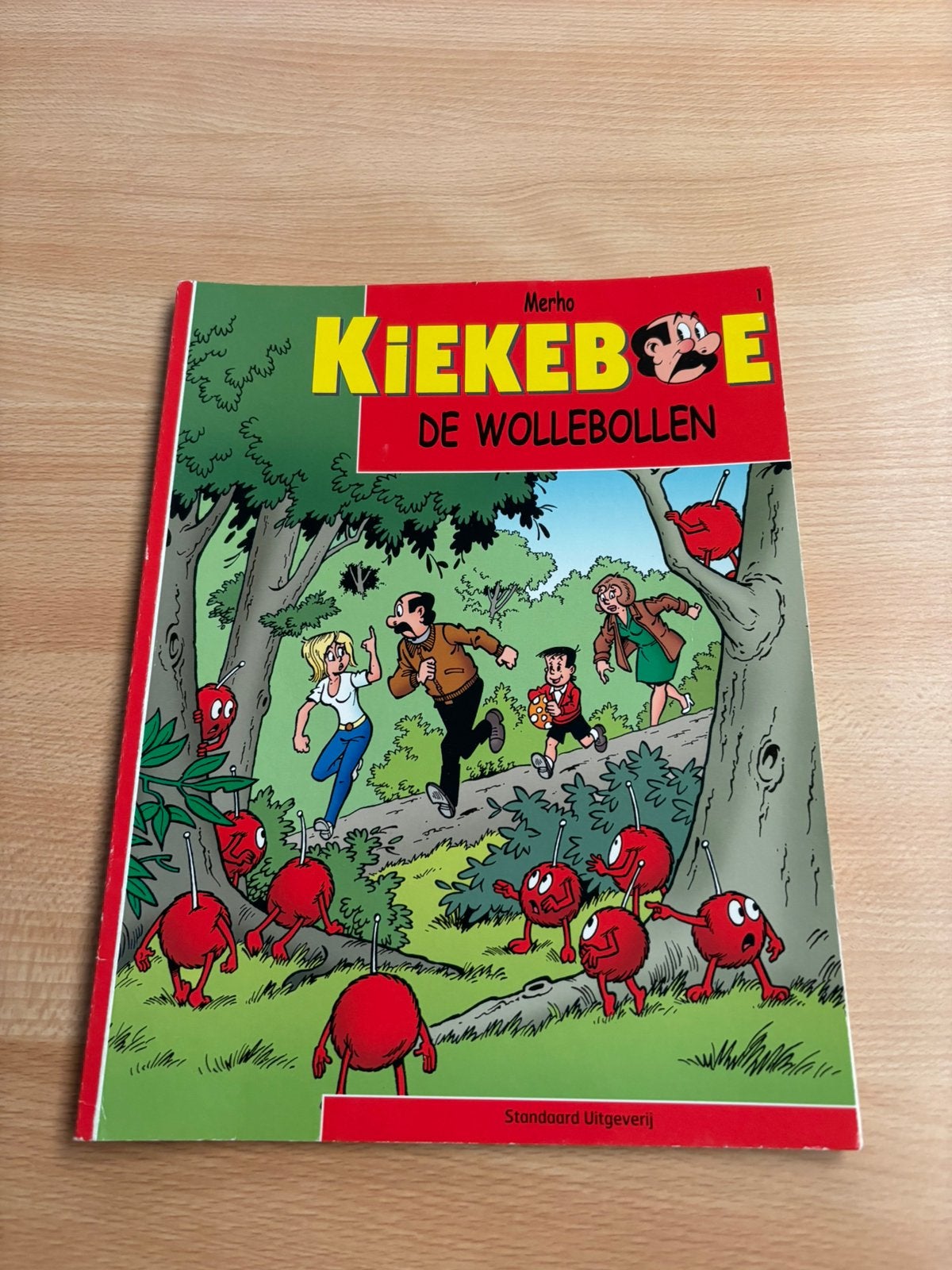 Strip. Kiekeboe  de wollebollen, Boeken, Eén stripboek, Verzenden, Gelezen