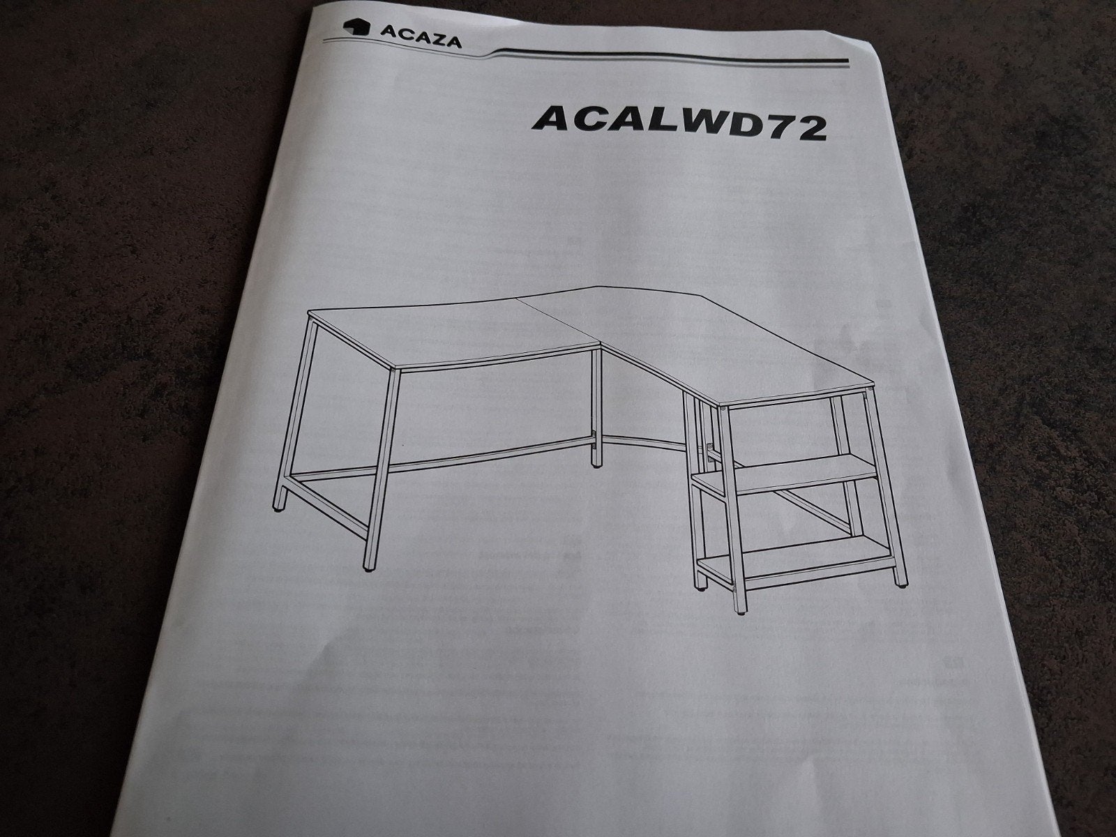 bureau L vormig computer desk, Huis en Inrichting, Ophalen, Nieuw