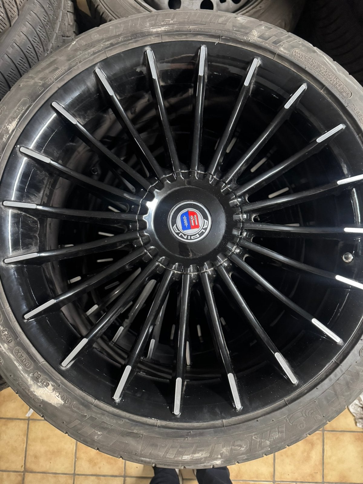 4 JANTES 20” STYLE ALPINA + MICHELIN BMW 245/40 & 275/35, Pneus été, Pneu(s), Enlèvement, 20 pouces