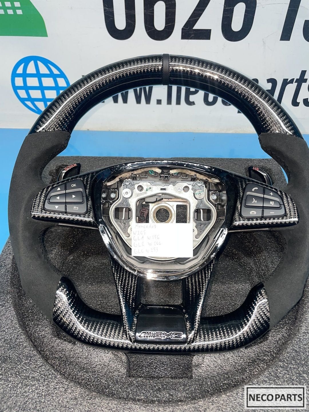 MERCEDES W253 W205 W156 W166 AMG CARBON ALCANTARA STUUR, Gebruikt, -, Ophalen of Verzenden, -