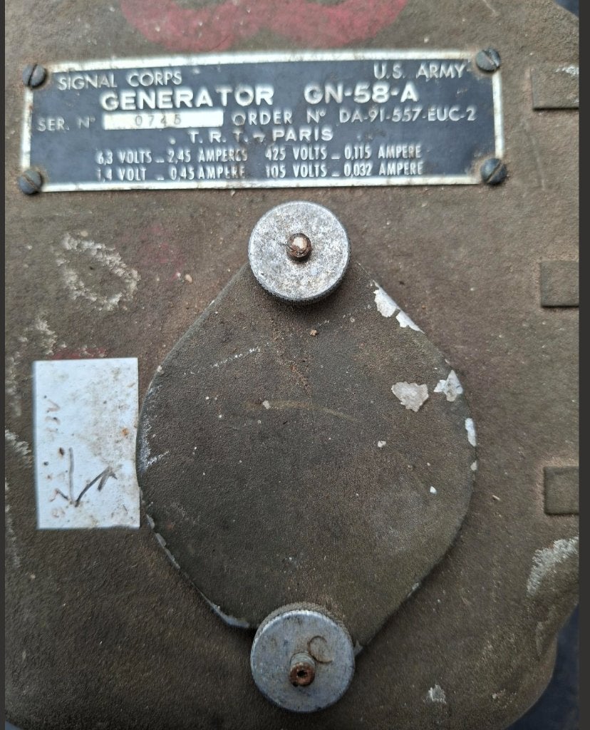 US  GENERARAOR GN-58-A, Ophalen of Verzenden, Overige soorten, Overige typen